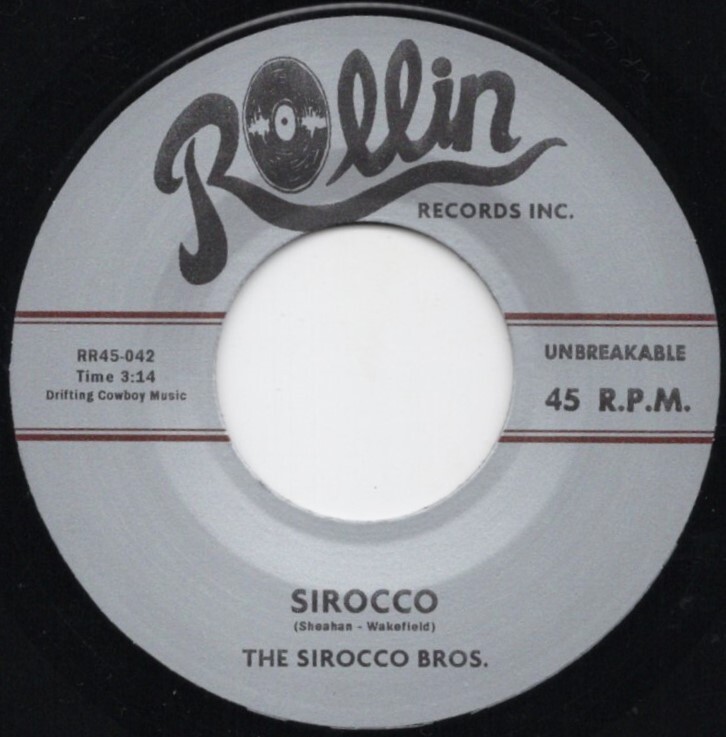 貴重盤 / THE SIROCCO BROS - SIROCCO (UK Rollin 45') / RAW ROCKIN' BLUES ROCKABILLY BOPPERS / ロカビリー / レコードホップ拍卖