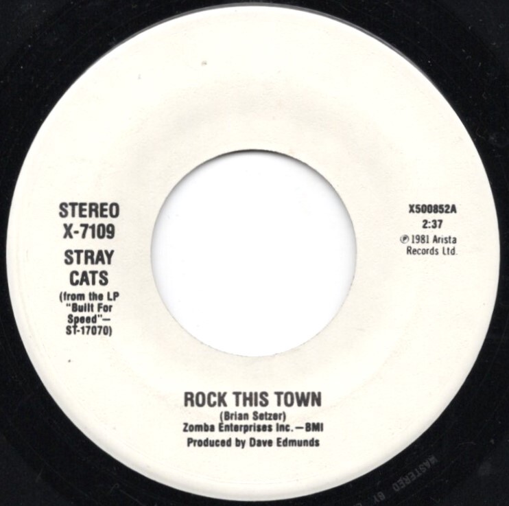 貴重盤 / STRAY CATS - ROCK THIS TOWN / STRAY CAT STRUT (US 45') / ストレイ・キャッツ / ネオロカビリー / Brian Setzer / Lee Rocker拍卖