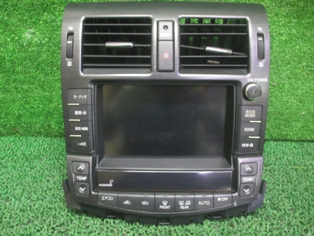GRS200 クラウンアスリート 平成24年 純正ナビゲーション 86111-30730 未テストの為ジャンク品 253219拍卖