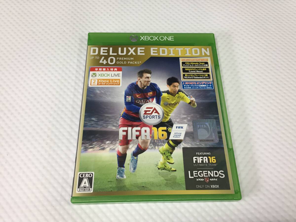 gbb171; FIFA 16 DELUXE EDITION XboxOne ソフト 中古拍卖