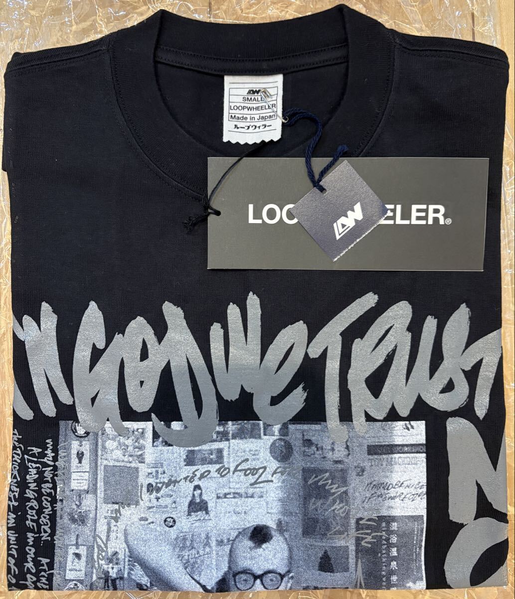 新品 LOOPWHEELER LW吊り天竺 つといBWきゅうちゃんTee Sサイズ カラー ブラック ループウィラー 同梱可拍卖