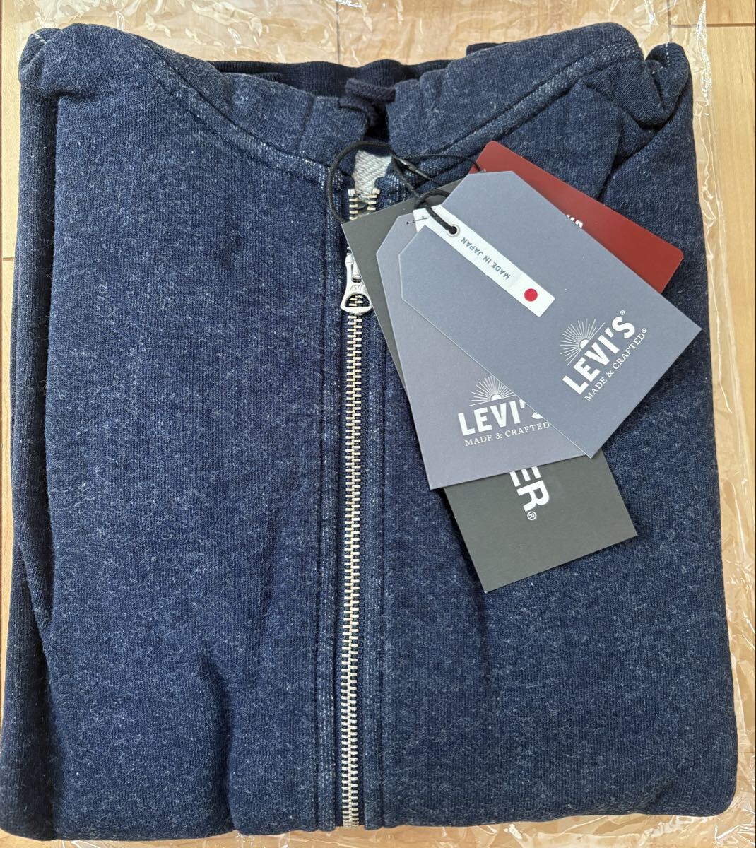 新品 LOOPWHEELER × Levi's ループウィラー × リーバイス ジップアップフーディ LEVI’S MADE&CRAFTED×LOOPWHEELERBOXY S 同梱可拍卖
