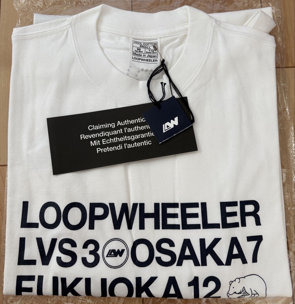 新品 LOOPWHEELER LW吊り天竺 2018記念Tシャツ Sサイズ カラー ホワイト ループウィラー 同梱可拍卖