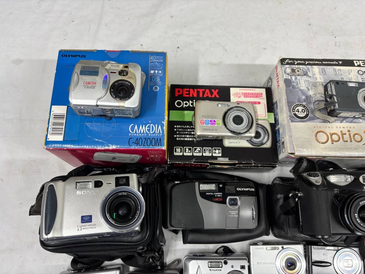 【1円スタート】コンパクトデジタルカメラまとめ 送料無料 動作未確認 ジャンク 大量 デジカメ コンデジ Nikon Canon CASIO FUJIFILM M377拍卖