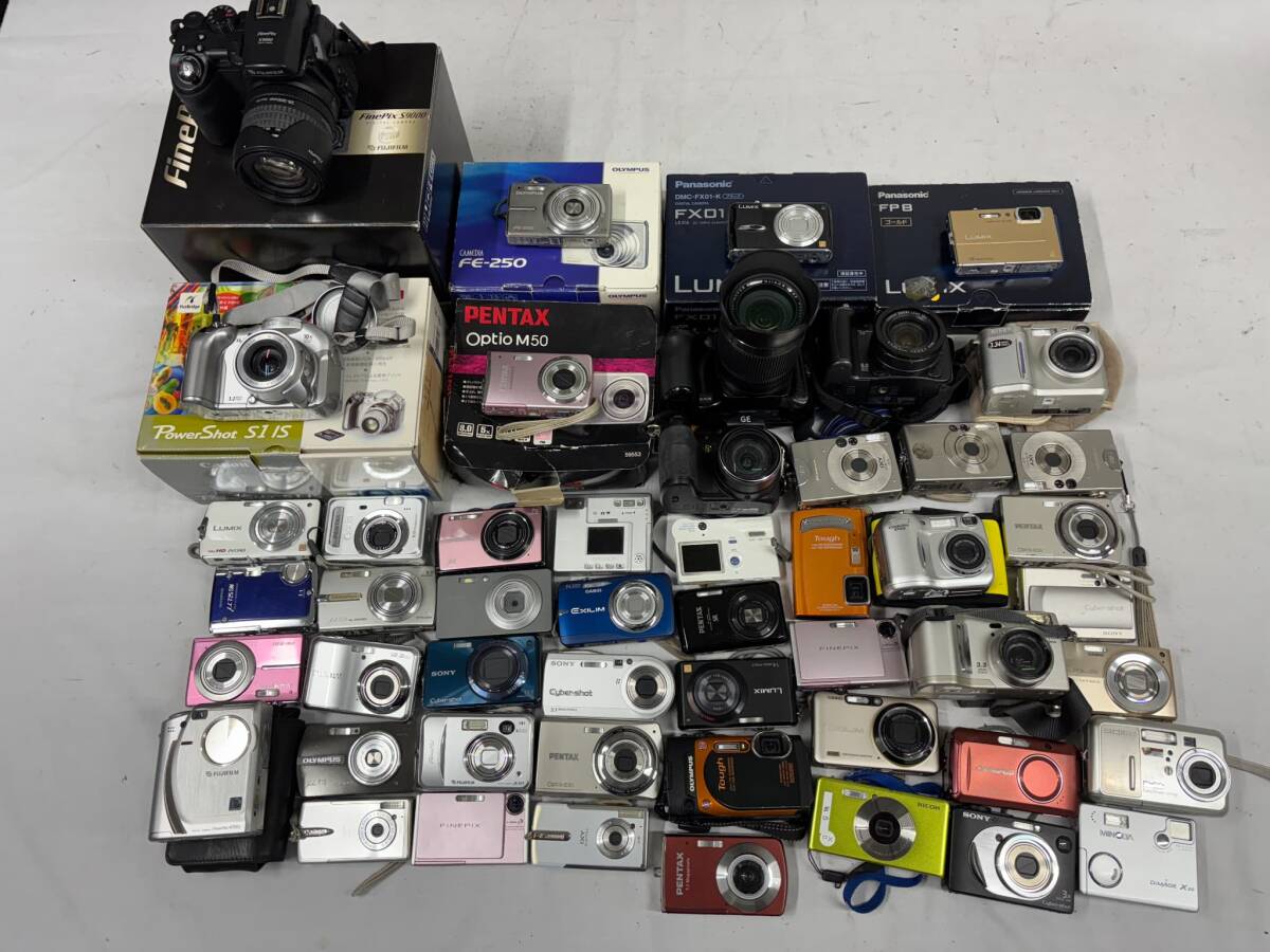 【1円スタート】コンパクトデジタルカメラまとめ 送料無料 動作未確認 ジャンク 大量 デジカメ コンデジ Canon Panasonic CASIO Nikon M385拍卖