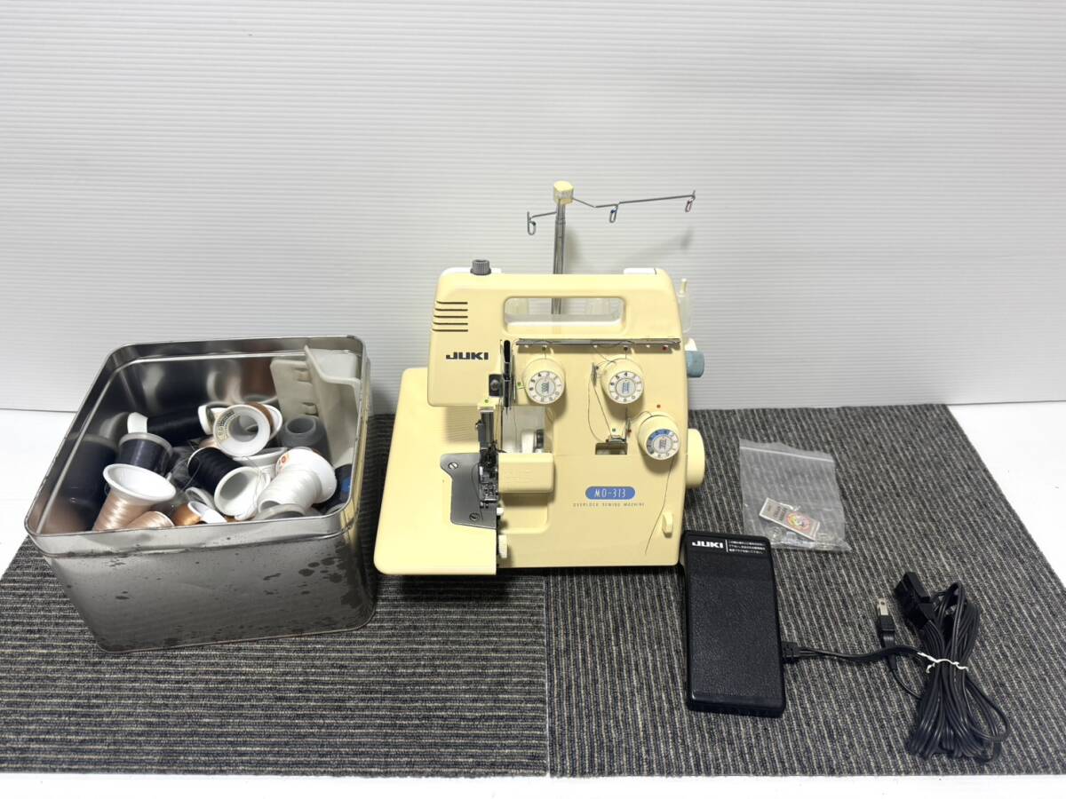 ★☆ JUKI ジューキ MO-313 ロックミシン 電動ミシン 現状品 ★☆拍卖
