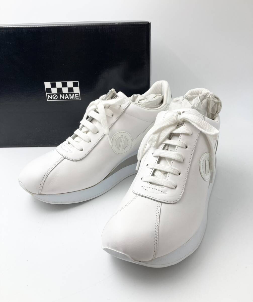◆未使用展示品◆ NO NAME ノーネーム SPEED-00150 WHITE 39 スニーカー拍卖