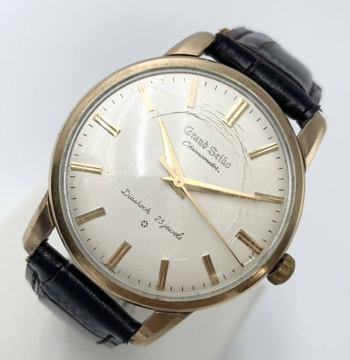 ☆ブランド腕時計☆ ◆現状品◆ Grand Seiko GS グランドセイコー ファースト クロノメーター 手巻き拍卖