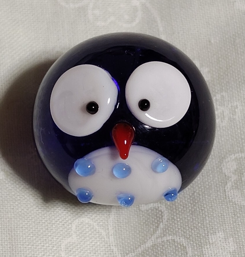 Y2141 : ふくろう フクロウ ガラス細工 オブジェ拍卖