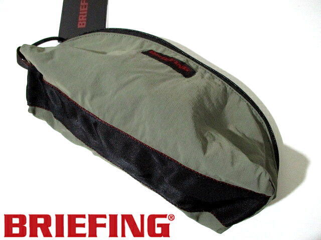 新品 未使用■ 即決! ブリーフィング ボックスポーチ 小物入れ カーキ セージグリーン BRIEFING BOX POUCH 拍卖