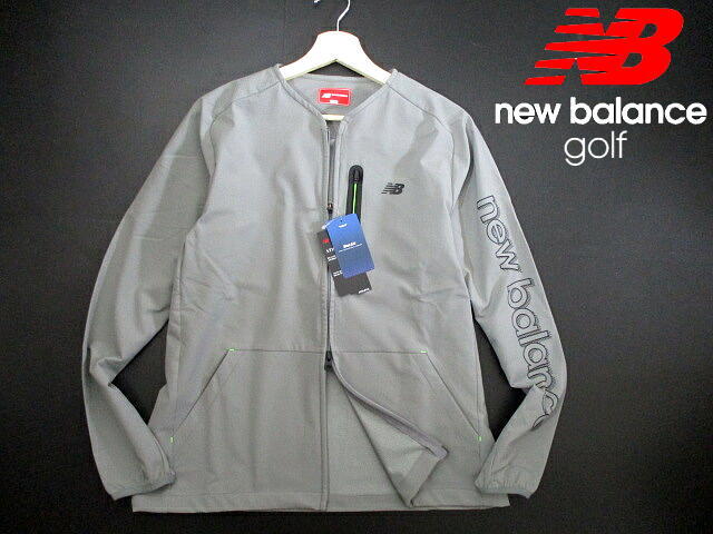 ■ 新品 未使用 即決! ニューバランスゴルフ ドットエア ジップジャケット 6 XLサイズ new balance GOLF グレー ブルゾン メンズ拍卖