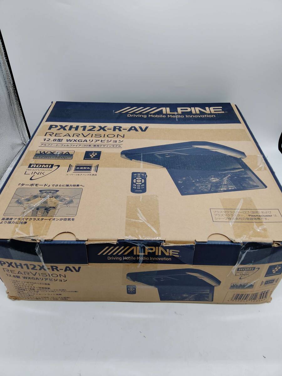 ★1円出品★送料無料★アルパイン(ALPINE) 12.8型LED WXGAリアビジョン HDMI入力付き (30系アル/ヴェル専用) PXH12X-R-AV拍卖