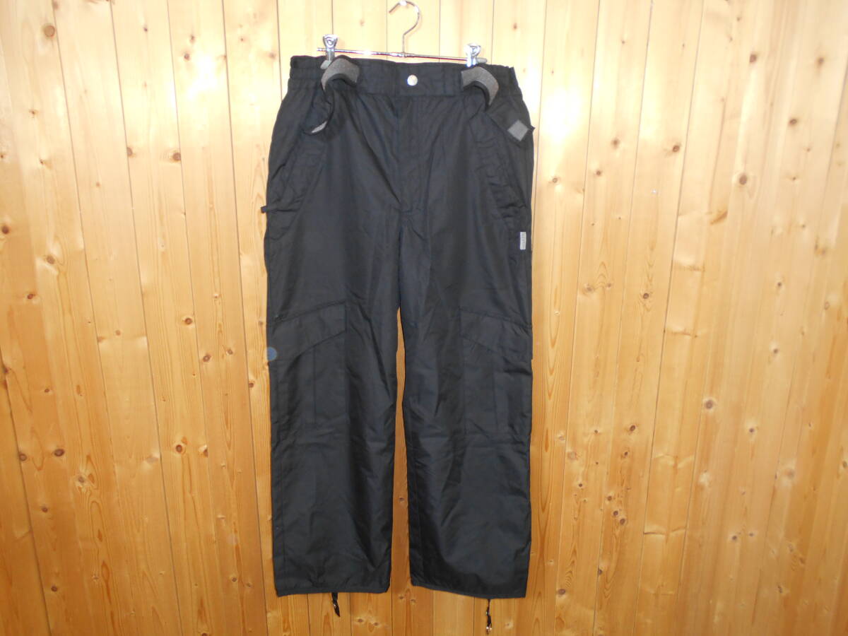 b936◆masso スキー スノーボードウエア パンツ◆マッソー メンズ サイズSS ブラック ウインターウエア カーゴパンツ ポリエステル 7J拍卖