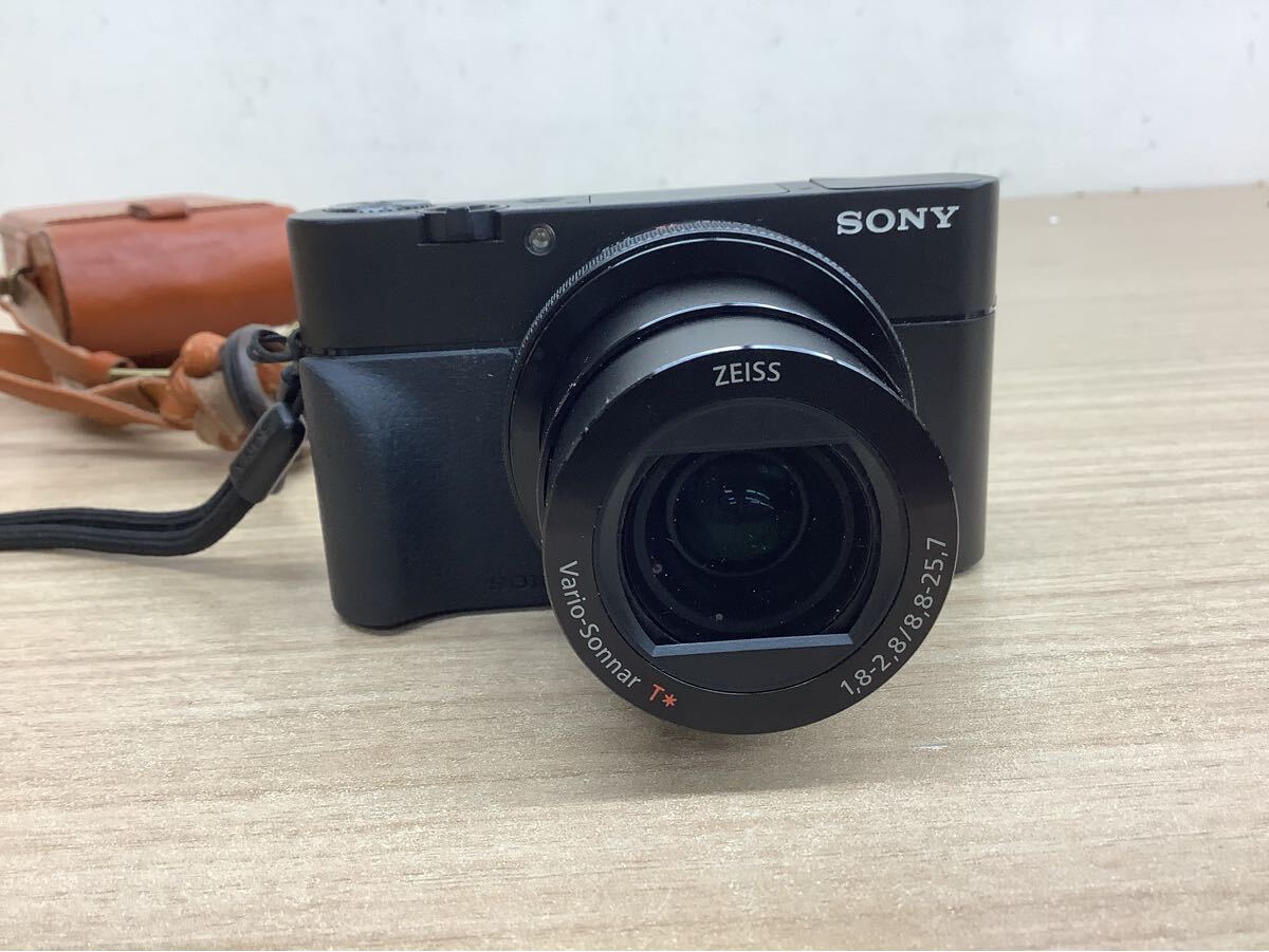 ◯営HM062-A6Y60【埼玉発】SONY Cyber-shot DSC-RX100M5 1.0型センサー 高級コンデジ ZEISSレンズ 純正バッテリー ケース付 動作品 現状品拍卖