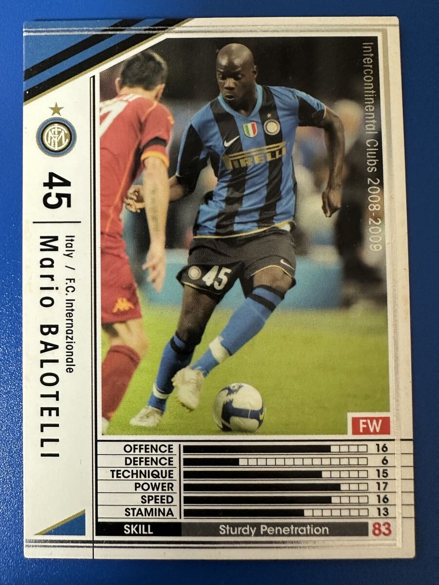 ★WCCF 08-09 マリオ・バロテッリ Mario Balotelli Inter Milano Italy 1990 254/352★拍卖