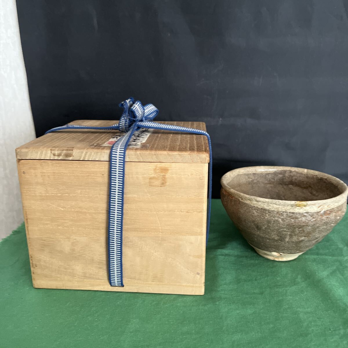 美濃 鉄釉天目茶碗 美濃大川東古窯阯出土拍卖