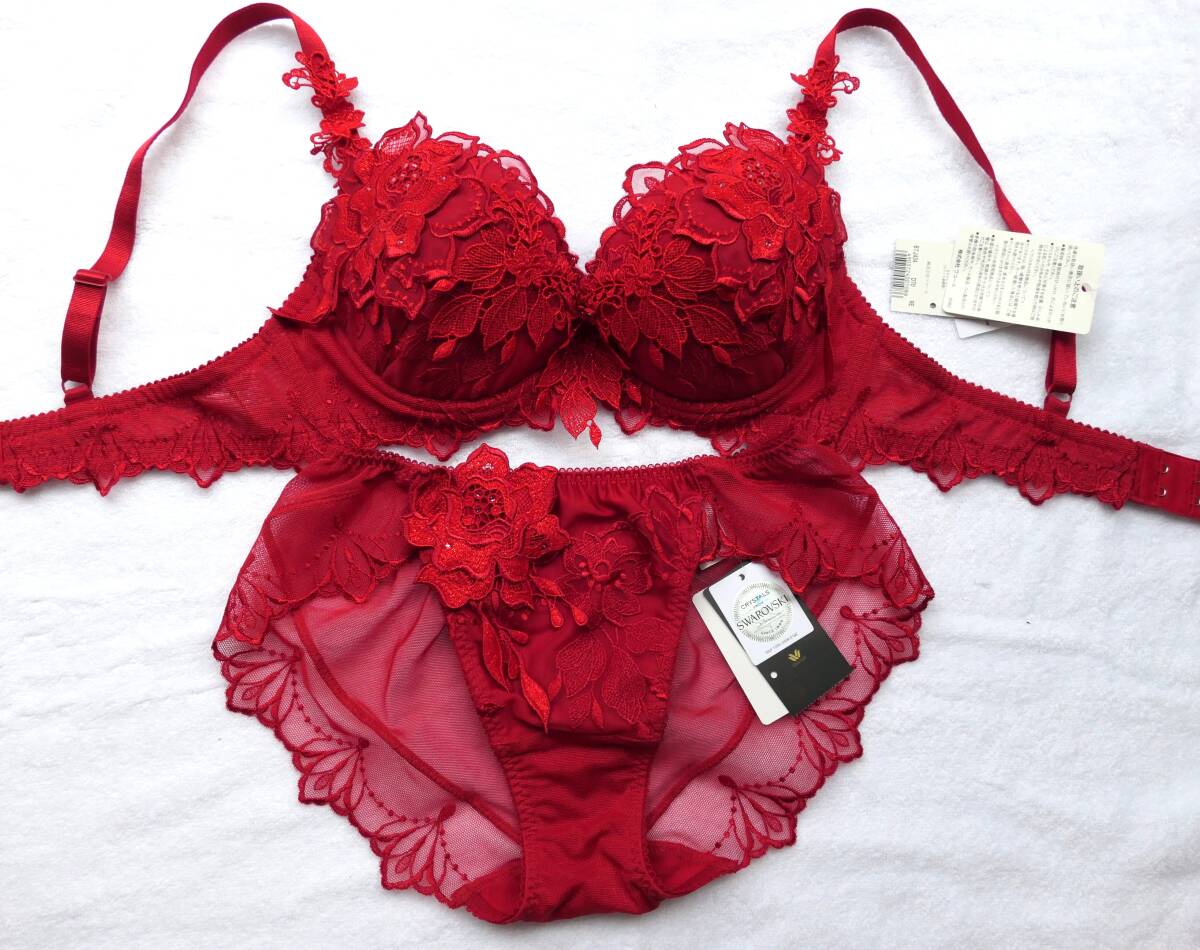 ワコール♪サルート 【ゼウス】 34G RE D70&ショーツM♪ P-up <プレステージ>拍卖