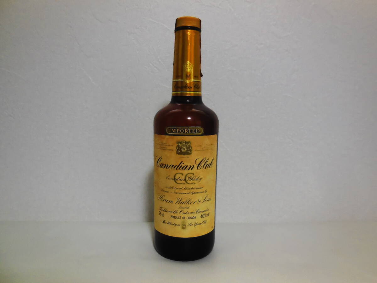 ★古酒 Canadian Club カナディアンクラブ ウイスキー 未開栓 750ml 40vol★拍卖