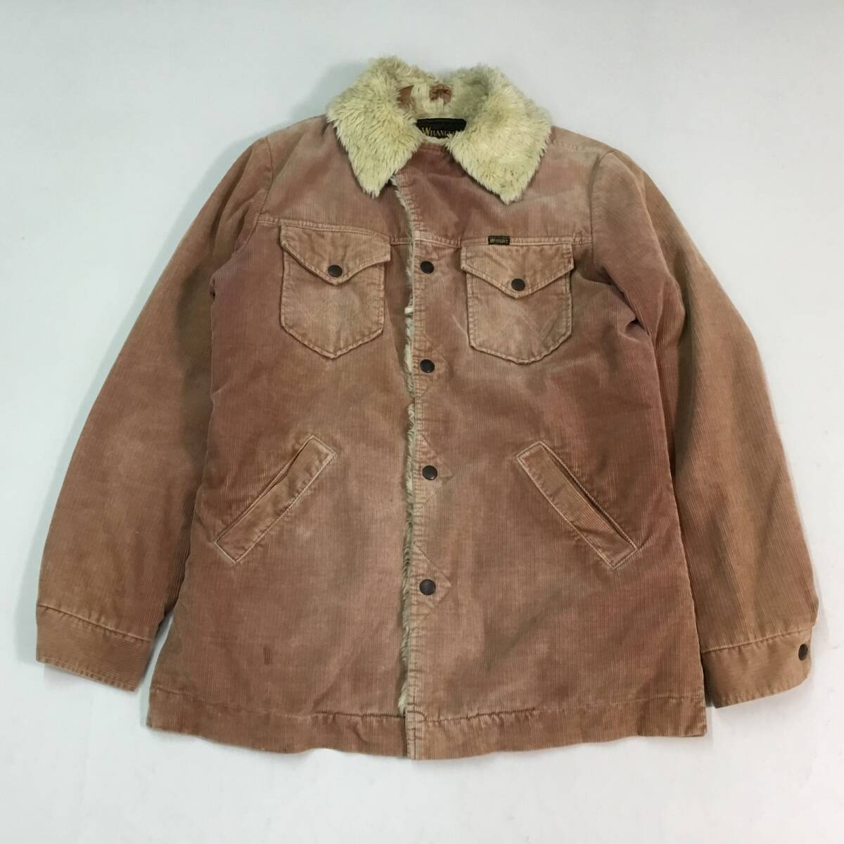 ■ Wrangler ラングラー アウター ブラウン系 サイズ 不明 メンズ WRANGE COAT ランチコート 上着 アウター 裏地ボア 1.14kg拍卖