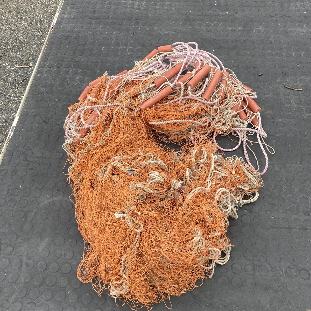 12漁網刺し網 漁網刺し網 刺し網 魚網 漁具 修理前提品 魚とり拍卖