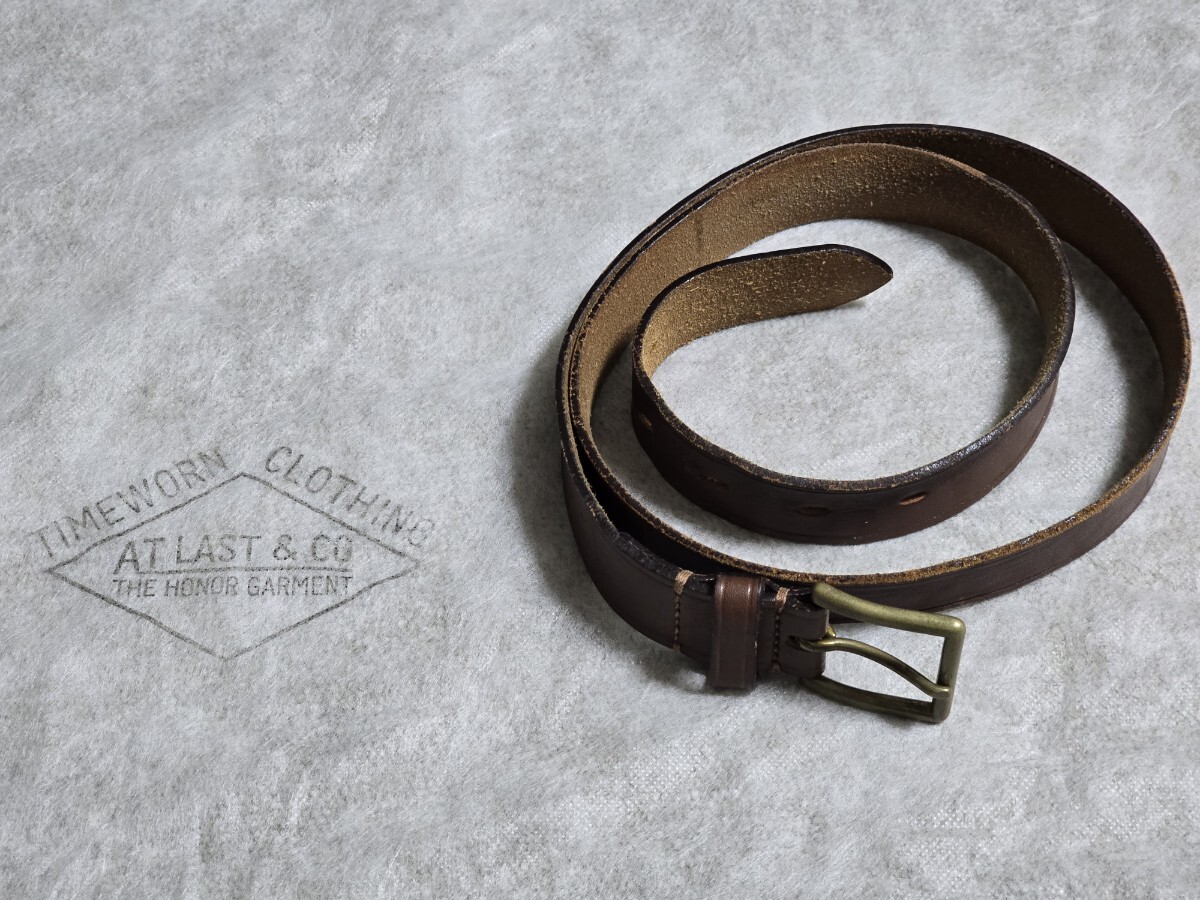 ATLAST アットラスト ブラスベルト36 BR ブッチャープロダクツ TIMEWORN CLOTHING BUTCHER PRODUCTS BRASS BELT 36拍卖