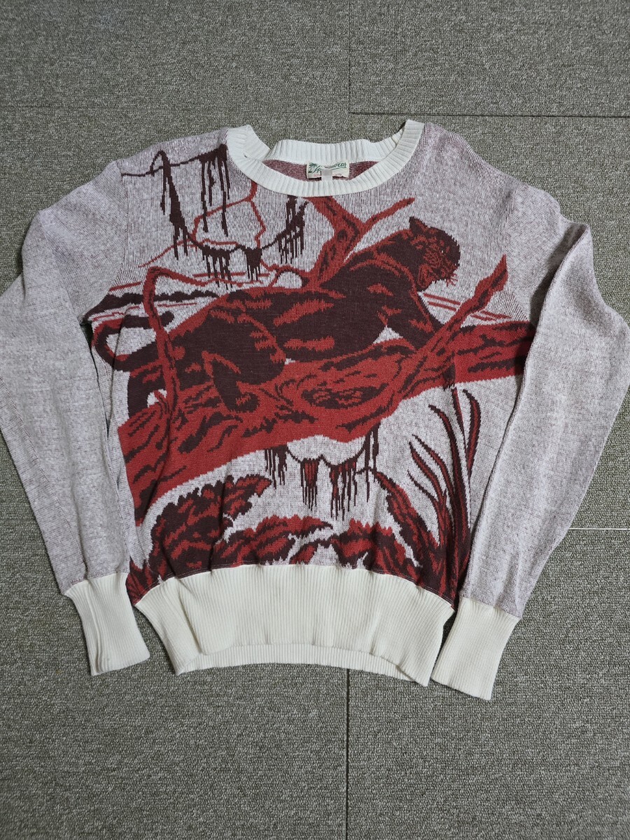 ブッチャープロダクツ パンサーニット 38 アットラスト ATLAST&CO ニットセーター TIMEWORN CLOTHING BUTCHER PRODUCTS拍卖