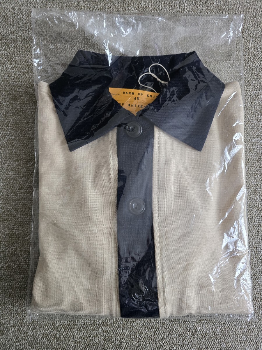 アットラスト ツートーン ニットカーディガン 40 新品 TIMEWORN ブッチャープロダクツ ATLAST BUTCHER PRODUCTS OFF WHITE 拍卖