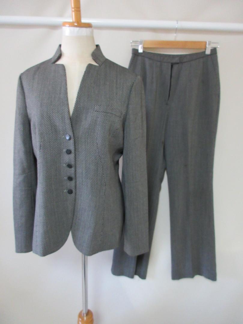 (O-21)Leilian レリアン スーツ ジャケット パンツ ウール拍卖