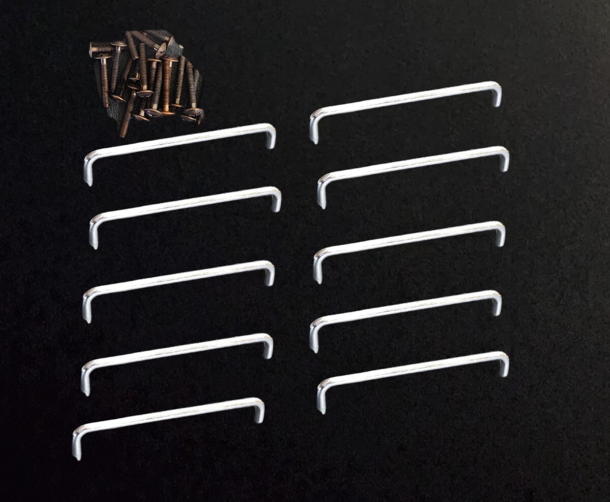 クロム ハンドル 取っ手 つまみ ×10set 売りです。拍卖