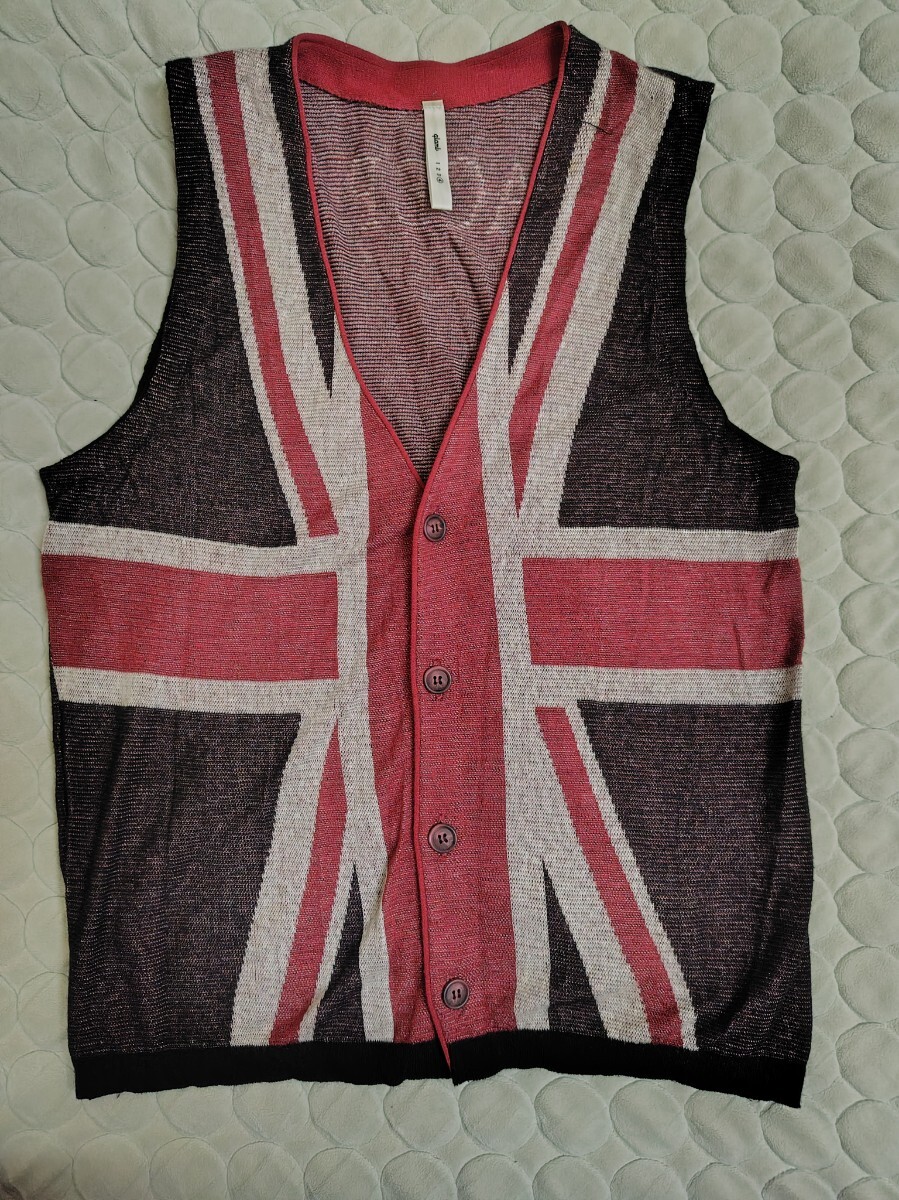 glamb ユニオンジャック ベスト☆サイズ4☆拍卖