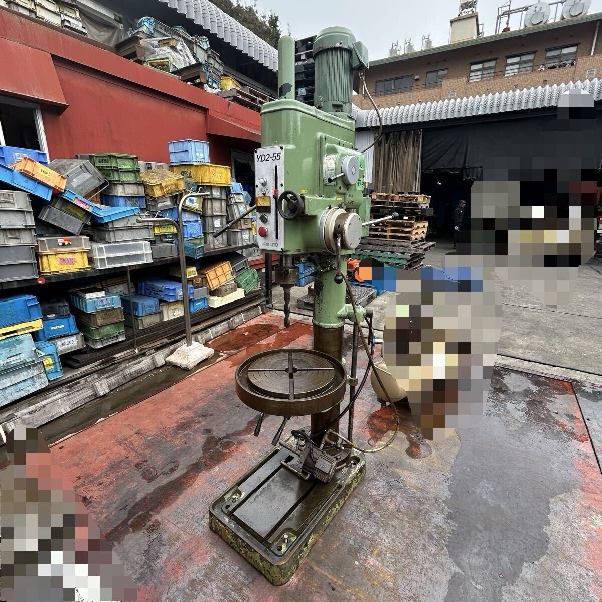 T2336 森精機 直立ボール盤 YD2-55 200V 50/60Hz 切削ポンプOK【動作確認済】拍卖