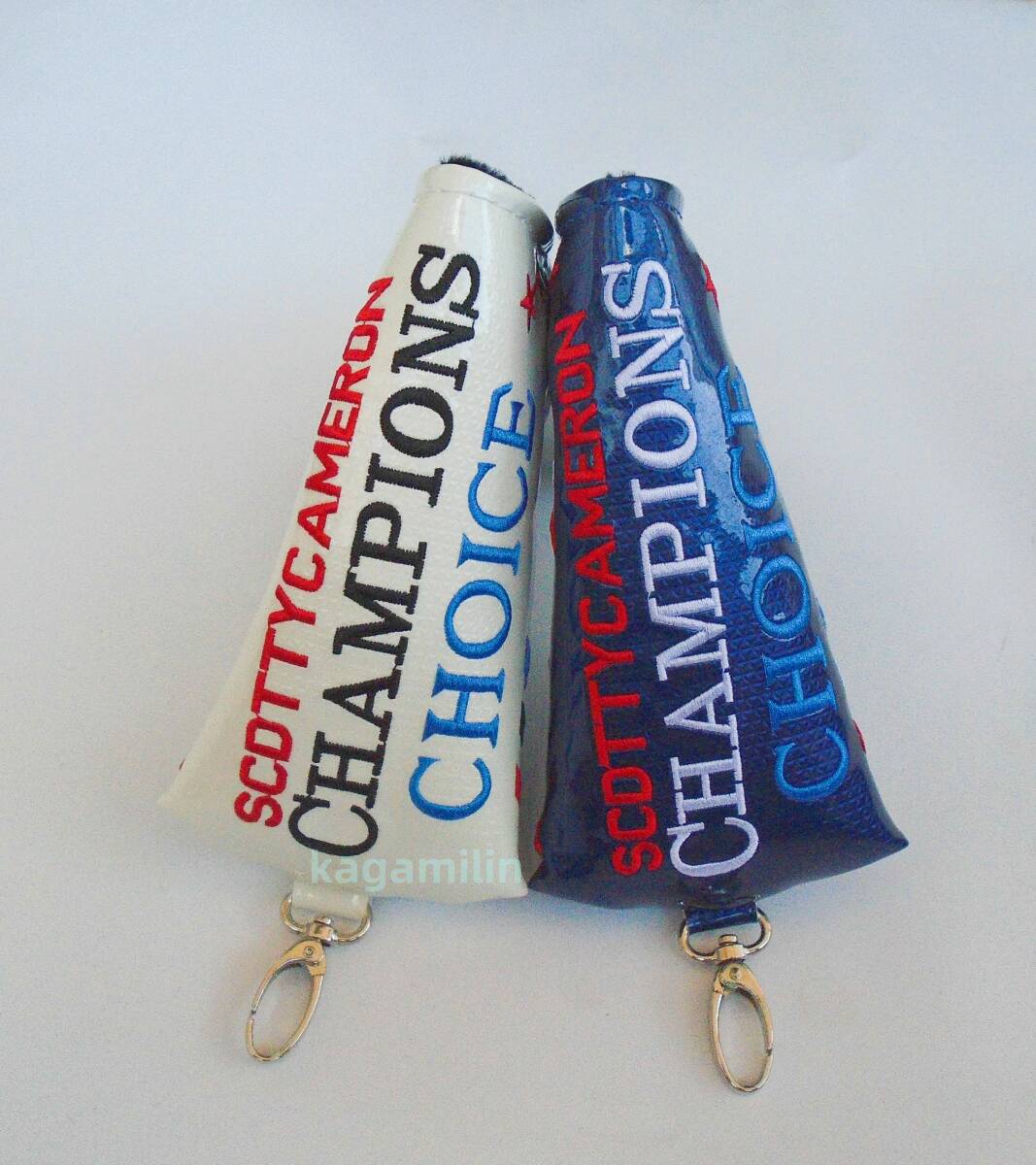 パターカバースコッティキャメロンツアーツアー支給 新作 磁石タイプ開閉 CHOICE 白青2個セット拍卖