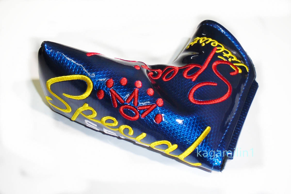 パターカバースコッティキャメロンツアーツアー支給 新作 磁石タイプ開閉 Special 青拍卖