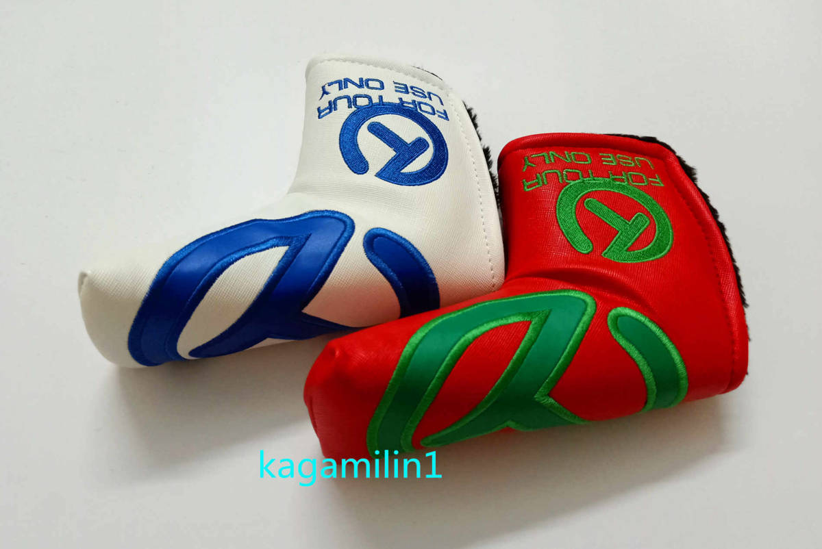 パターカバースコッティキャメロンツアーツアー支給 磁石タイプ開閉 TOUR 青&ダイダイ 2個拍卖