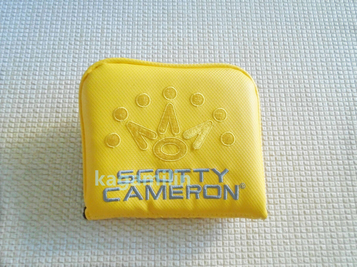 パターカバースコッティキャメロン マレットタイプ 四角 crown黄拍卖