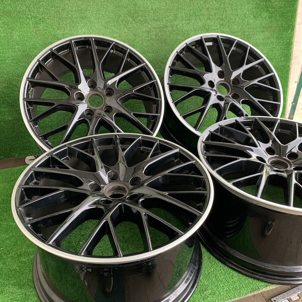 希少 ポルシェ 971 パナメーラ ターボ 純正OP BBS PE010 PE009 21×11.5j +69 2本 9.5j +71 2本 130 5穴 4本 アルミ ホイール Porsche 拍卖