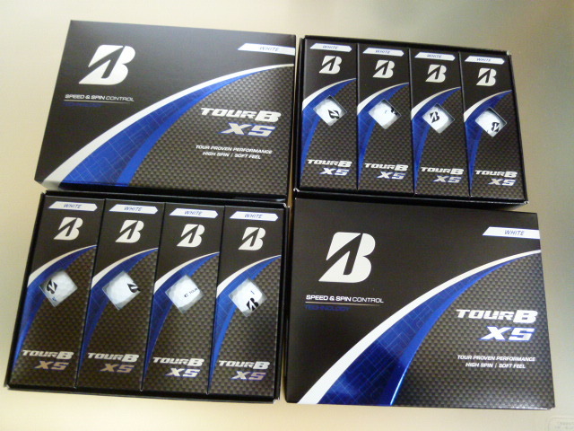 ◆2024年!最新◆ブリヂストン New TOUR B XS/ホワイト/2ダース ”B”マーク!新品/正規日本仕様【ツアーBXS/WH/タイガーウッズ】拍卖