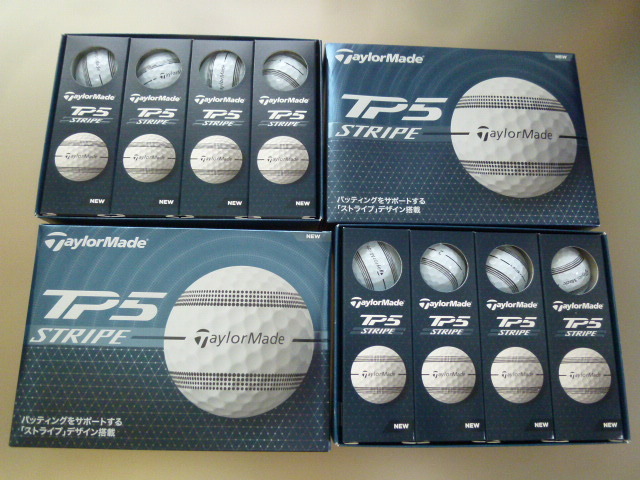 ◆2024年/最新!TP5 STRIPE!日本正規品【TaylorMade】テーラーメイド New TP5 ストライプ STRIPE ツアーボール/ホワイト/2ダース!拍卖