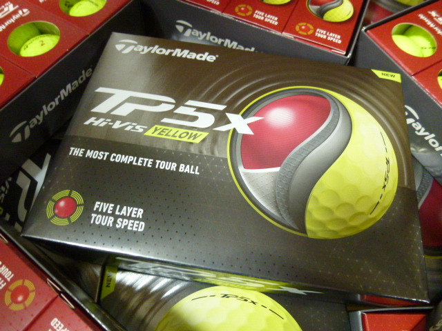 ◆2024年/最新/ New TP5x!日本正規品【TaylorMade】テーラーメイド New TP5X /イエロー/1ダース/新品/YE【5層構造】拍卖