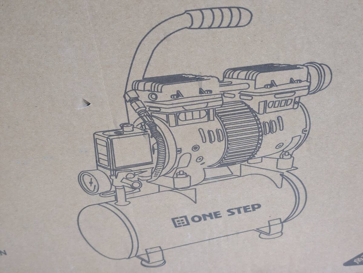【静音、オイルレス、次世代コンプレッサー】 ONE STEP 12L エアコンプレッサー 現状品 10139905-459377拍卖