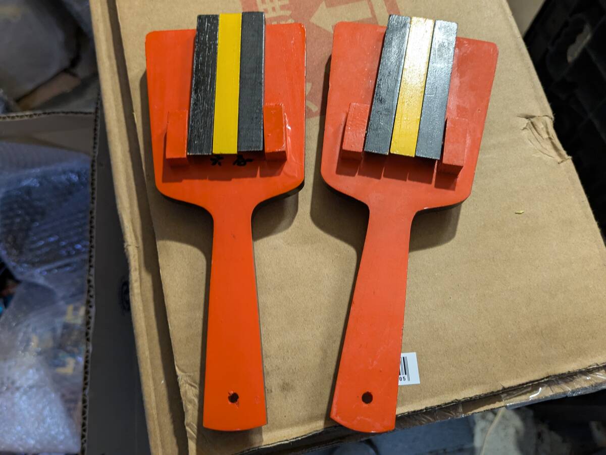 朱色木製鳴子 2個セット 10139912-459380拍卖