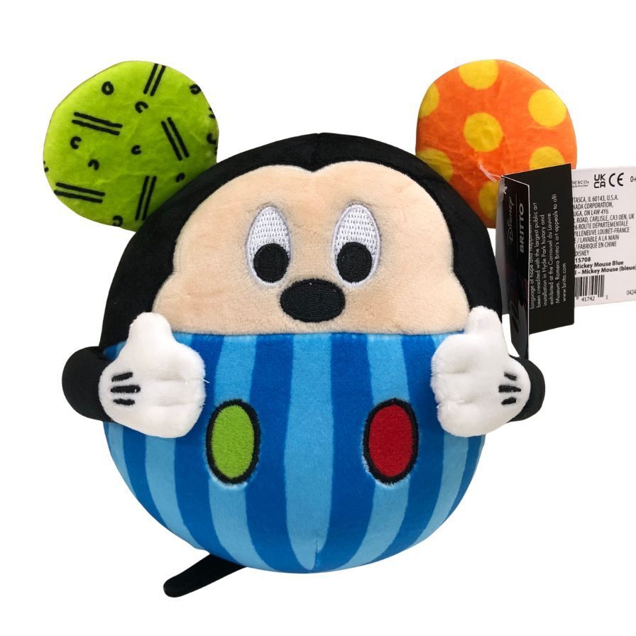 ディズニー ロメロ ブリット ぬいぐるみ ミッキー ポップパル ブルー系 6015708 Disney by BRITTO【AFI1】【中古】拍卖