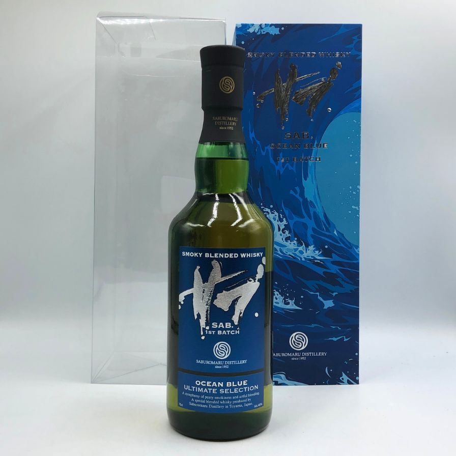 東京都限定◆三郎丸 サブ オーシャン ブルー 1ST バッチ 46% 700ml SABUROUMARU SAB.OCEAN BLUE ウィスキー【G3】拍卖