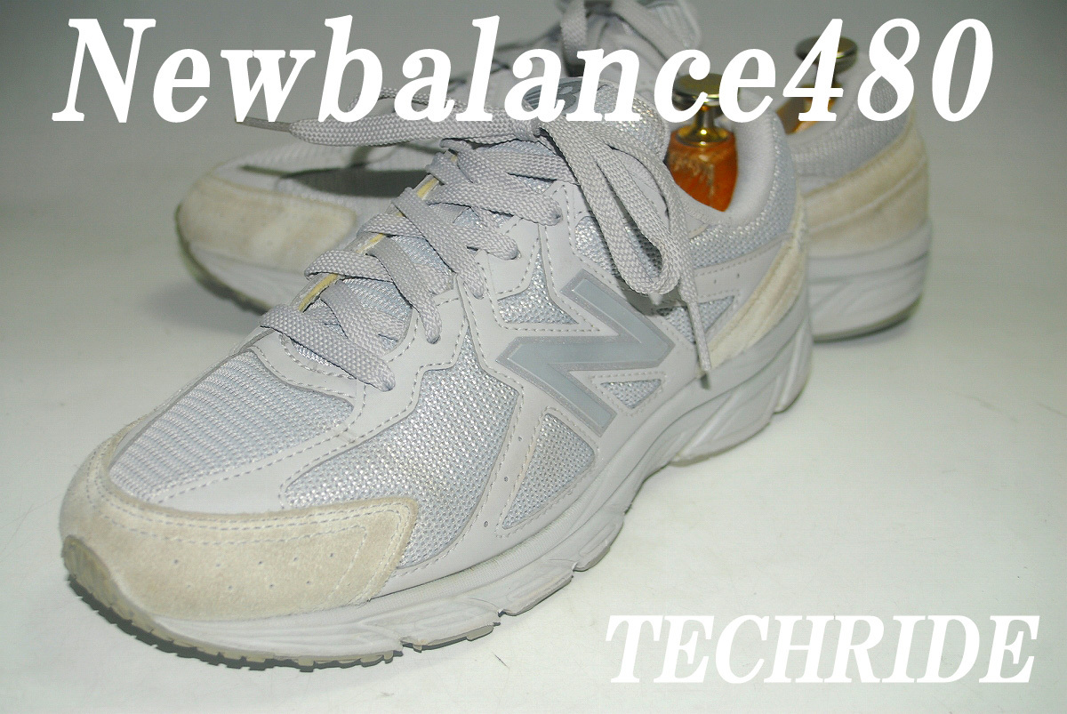 ATX2662/期間限定!最終価格!早い者勝ち!ニューバランス/New Balance/NB480/US8.5/25.5㎝/4E/灰/グレー/ロー/永遠王道モデル!スニーカー拍卖