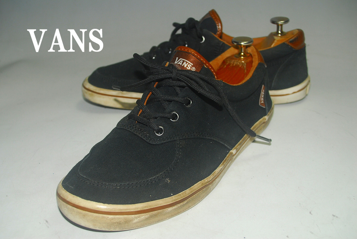 ATX2787/完全売り切り!最終価格!早い者勝ち!バンズ◆VANS/US8/26㎝/黒/ブラック/ロー/存在感抜群!王道最強/スニーカー!拍卖