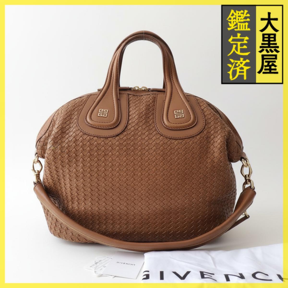 GIVENCHY ジバンシィ ナイチンゲール ラージ ショルダーバッグ ブラウン拍卖
