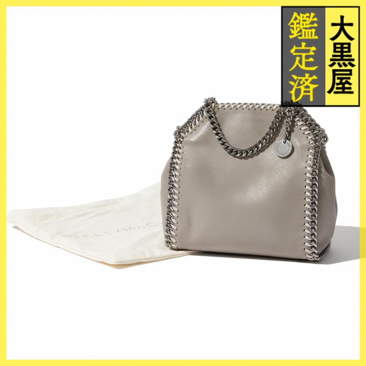 【美品】ステラマッカートニー ファラベラ タイニー トートバッグ ライトグレー拍卖