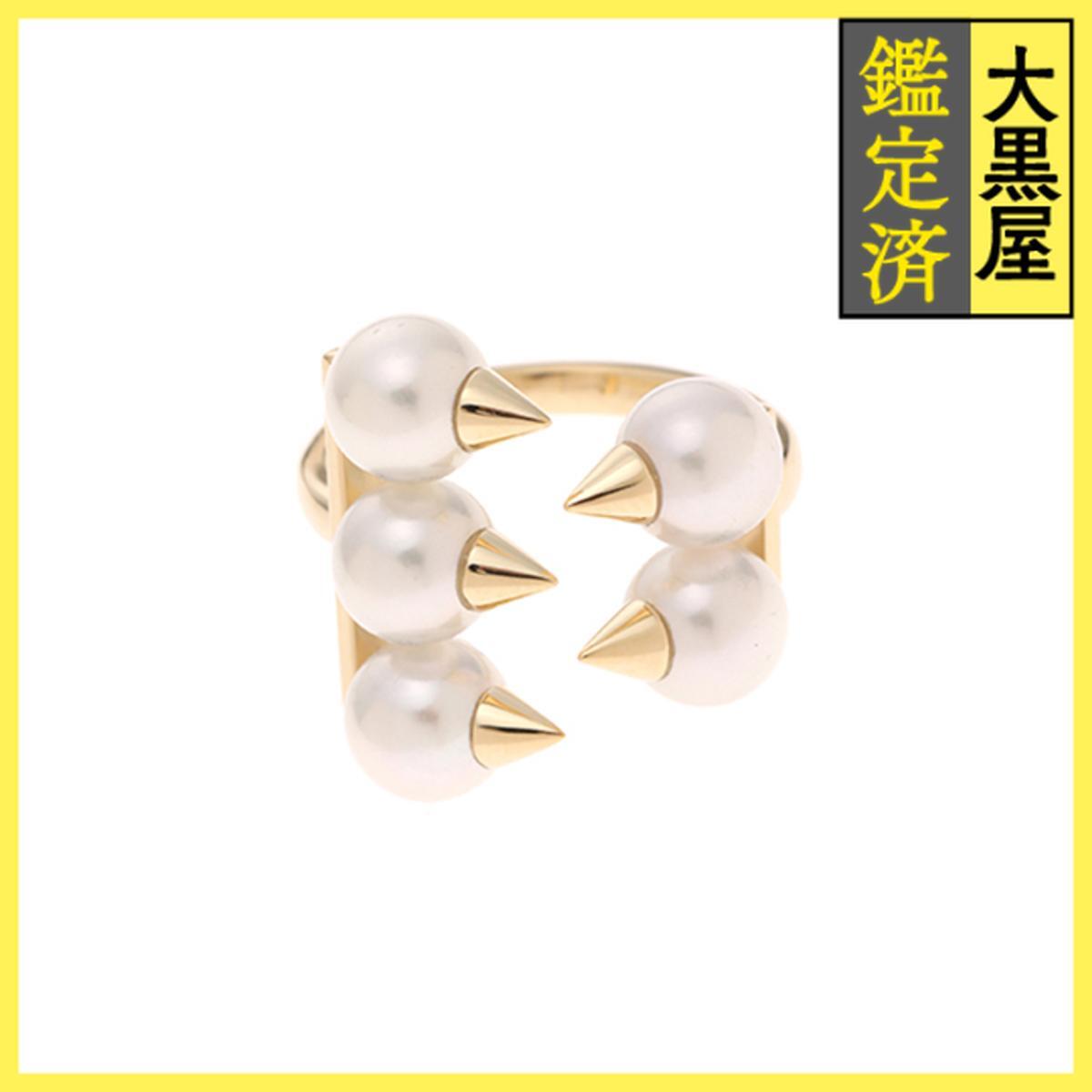 TASAKI タサキ 指輪 デインジャー プラス リング 9号 R4588-18KYG K18イエローゴールド あこや真珠拍卖