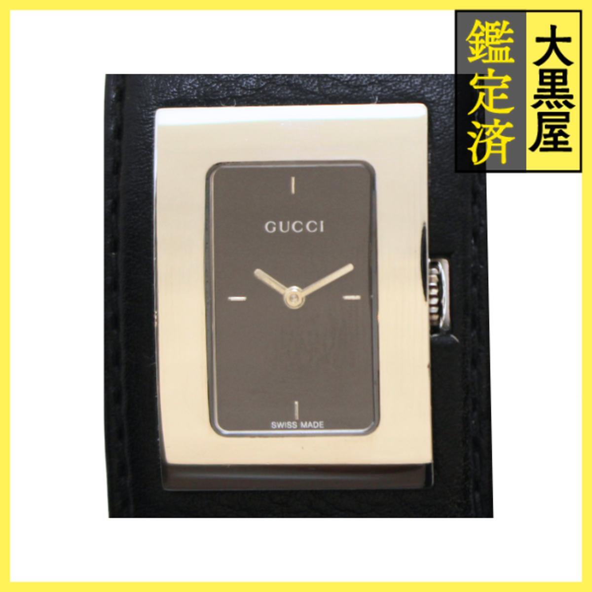 Gucci グッチ 7800L 7800L SS/カワ ブラック 男性用/Men's watches拍卖