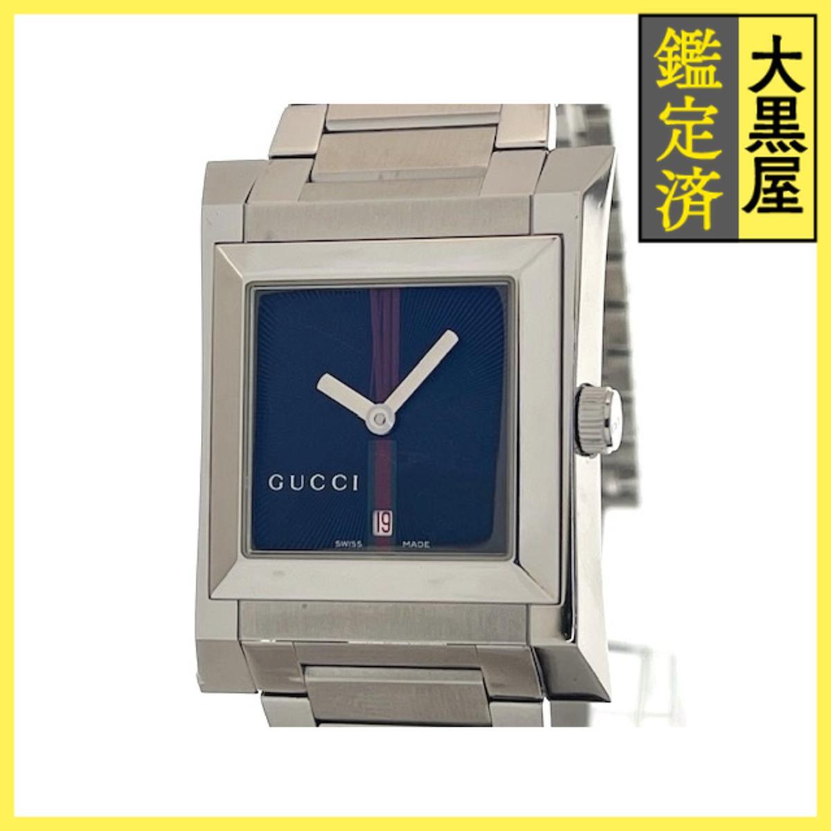Gucci グッチ ウェビングライン 111J YA111402 SS クォーツ ブラック 女性用/Ladies watches拍卖